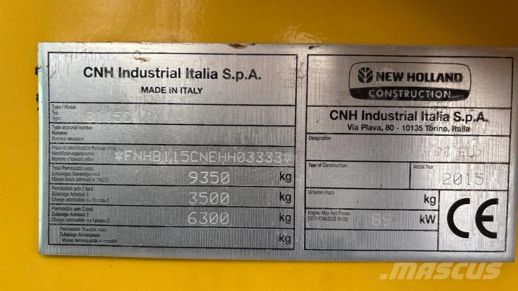 New Holland B 115 C Εκσκαφείς Φορτωτές τύπου JCB