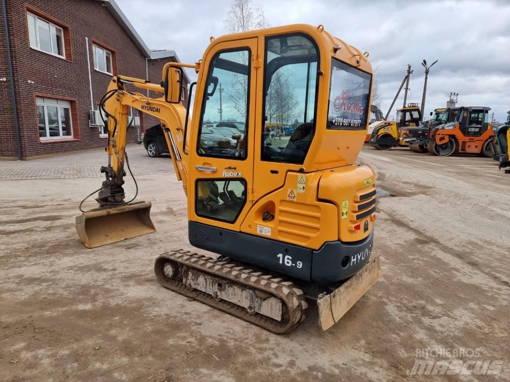 Hyundai R16-9 Εκσκαφάκι (διαβολάκι) < 7t