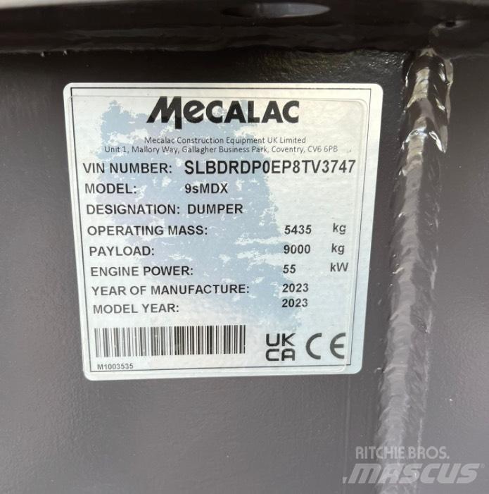 Mecalac 9smdx Σπαστό Dump Truck ADT
