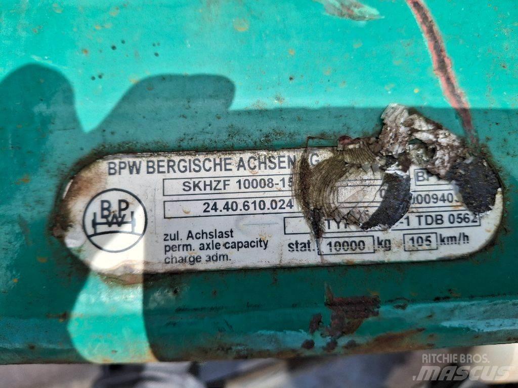 BPW SKHZF 10008-15 Άξονες