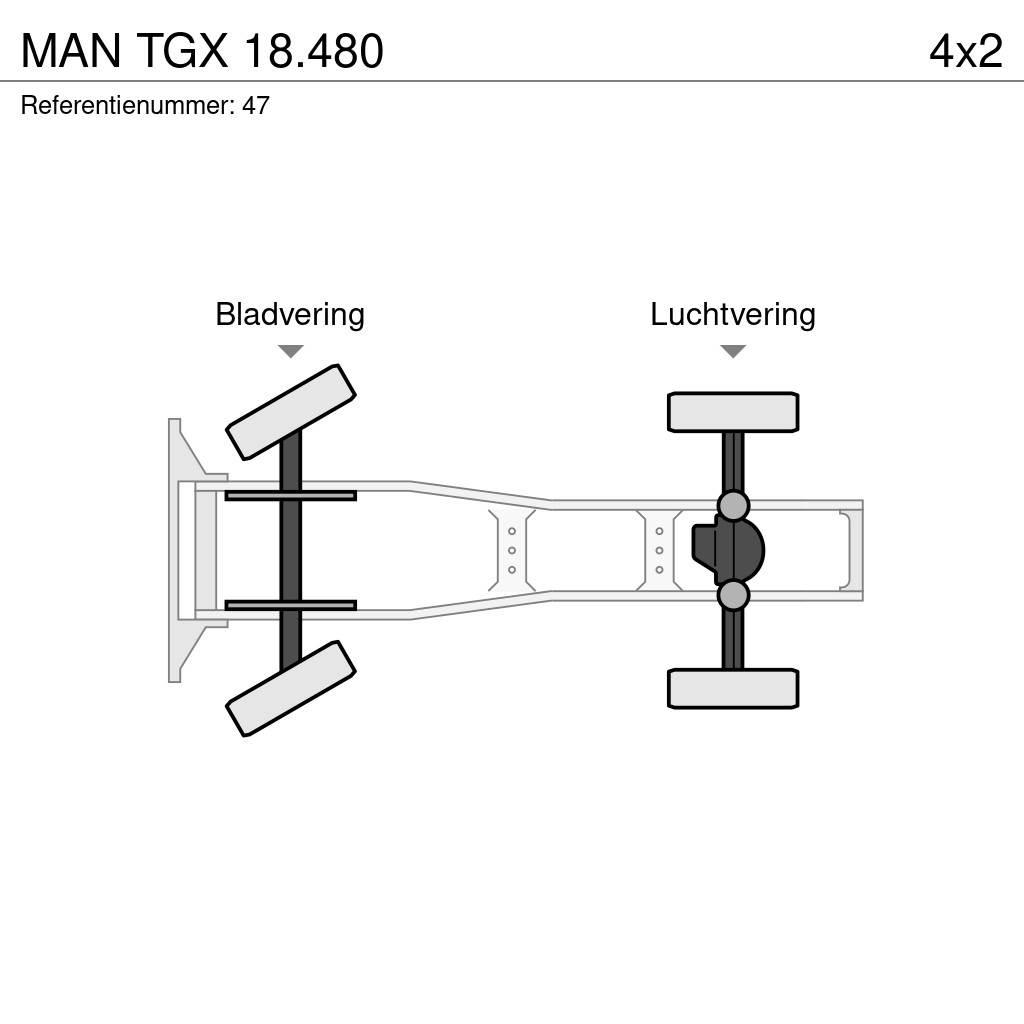 MAN TGX 18.480 Τράκτορες
