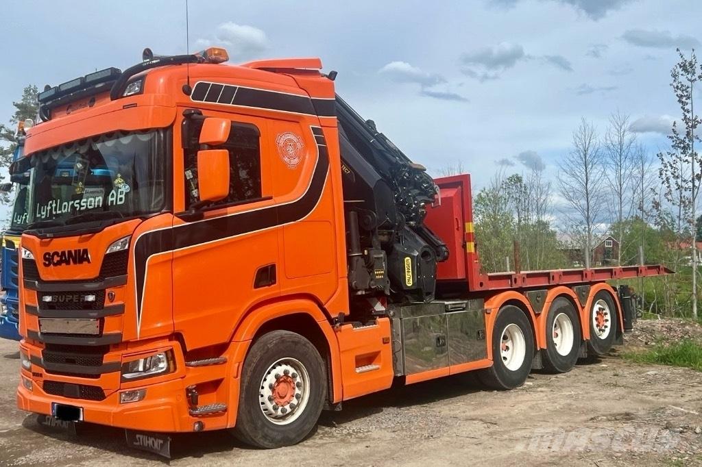 Scania R 500 Φορτηγά με Γερανό