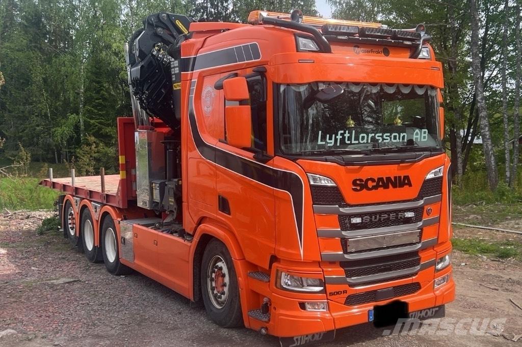 Scania R 500 Φορτηγά με Γερανό