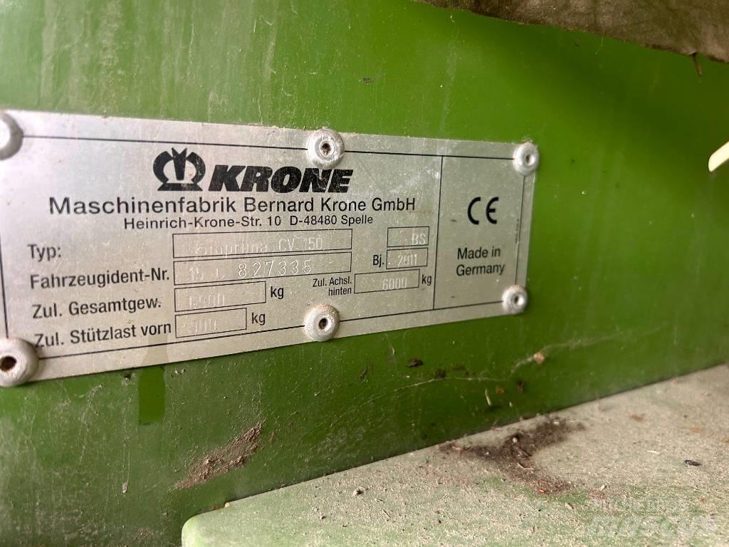 Krone CV150XC Πρέσες κυλινδρικών δεμάτων
