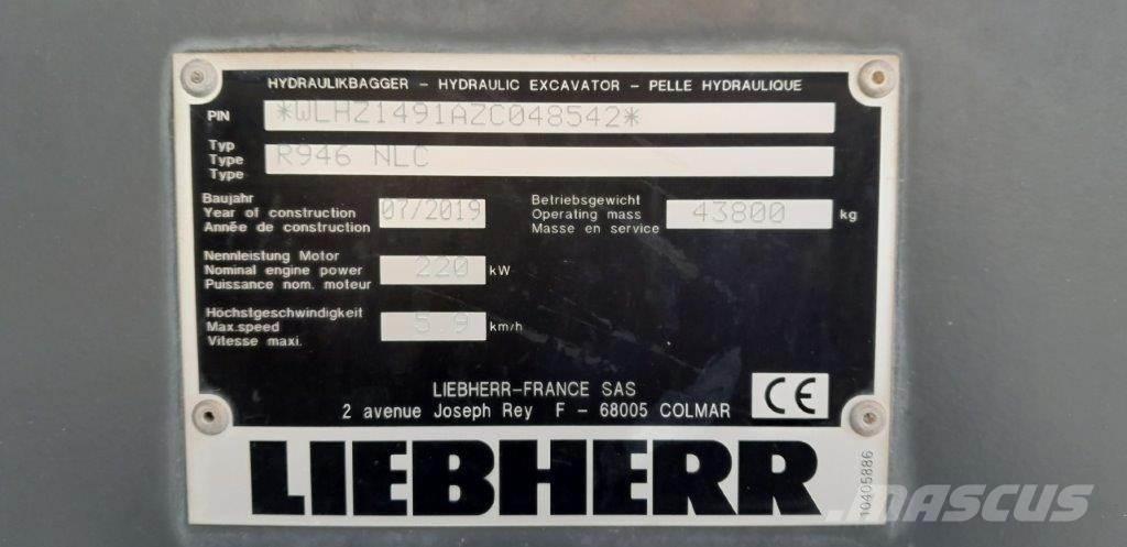Liebherr R946 Εκσκαφείς με ερπύστριες