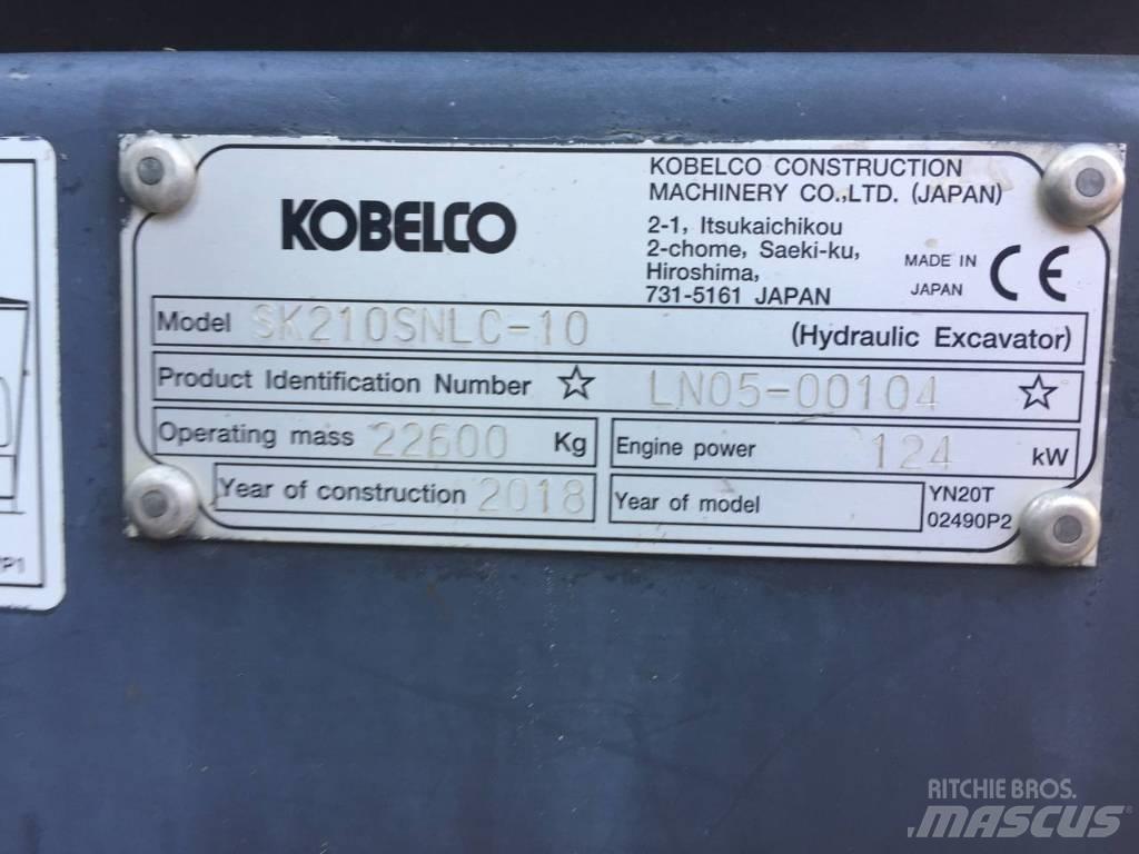 Kobelco SK210NLC Εκσκαφείς με ερπύστριες