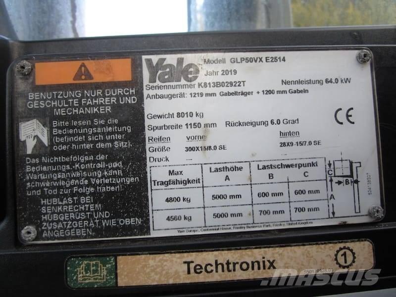 Yale GLP50VX Περονοφόρα ανυψωτικά κλαρκ με φυσικό αέριο LPG