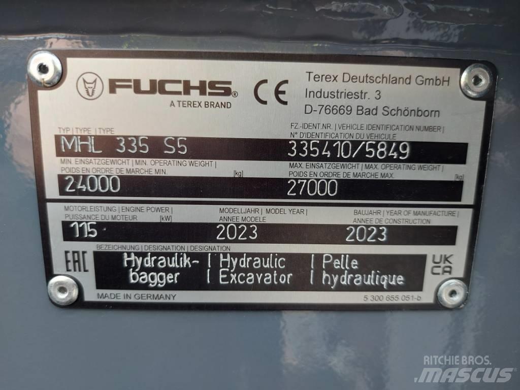 Fuchs MHL335F Βιομηχανικά μηχανήματα διαχείρισης αποβλήτων