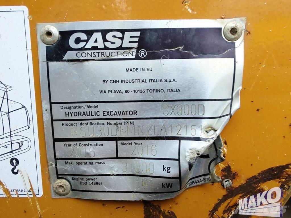CASE CX 300 D Εκσκαφείς με ερπύστριες