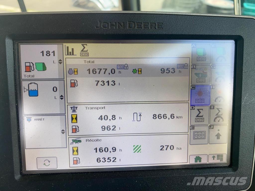 John Deere 8200 Ενσιρωκοπτικές μηχανές