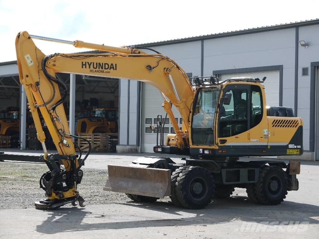 Hyundai R 180 W-9A Εκσκαφείς με τροχούς - λάστιχα