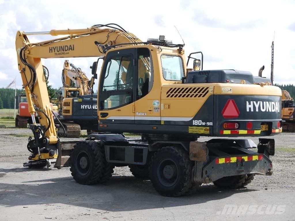 Hyundai R 180 W-9A Εκσκαφείς με τροχούς - λάστιχα