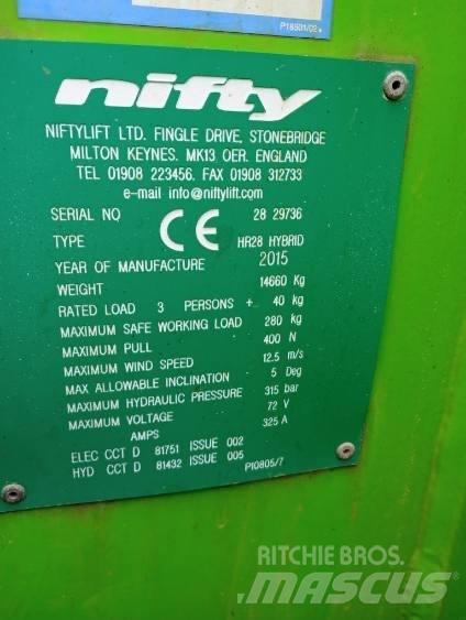 Niftylift HR 28 Ανυψωτήρες με αρθρωτό βραχίονα