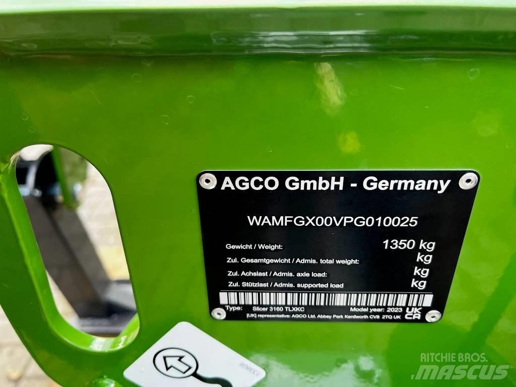 Fendt Slicer3160 Χορτοκοπτικά και κορυφολόγοι βοσκοτόπων