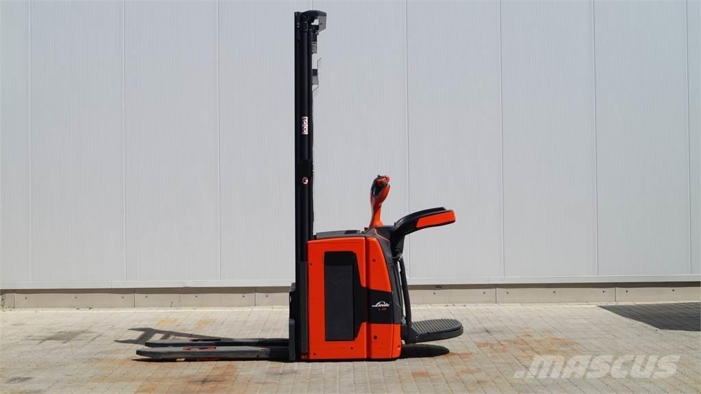 Linde L16APi Παλετοφόρα πεζού χειριστή με ιστό