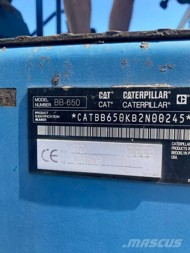 CAT BB 650 Επίστρωση ασφάλτου