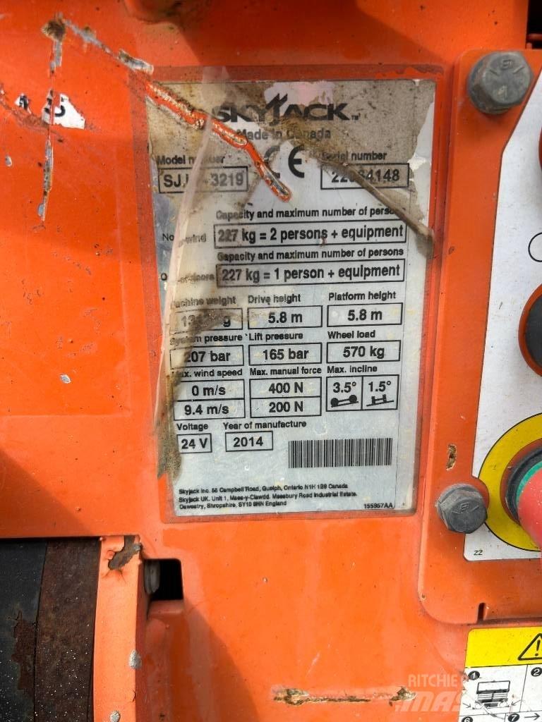 SkyJack SJ III 3219 Ανυψωτήρες ψαλιδωτής άρθρωσης