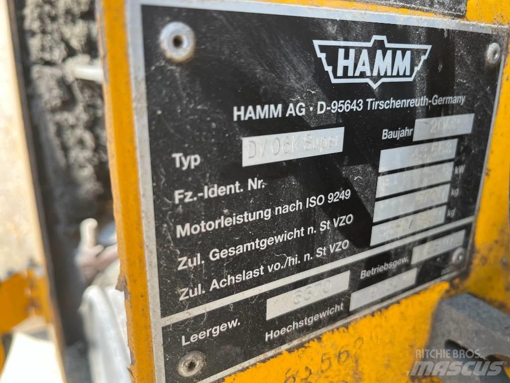 Hamm DV06K Super Οδοστρωτήρες συνδυαστικοί