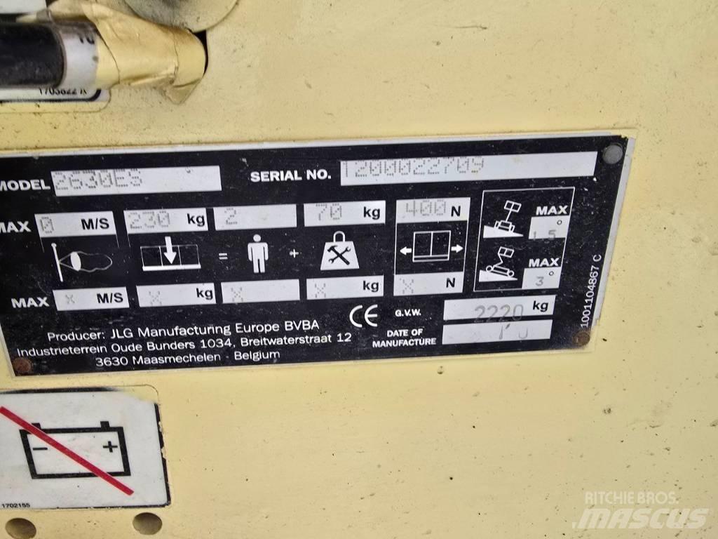 JLG 2630 ES Ανυψωτήρες ψαλιδωτής άρθρωσης