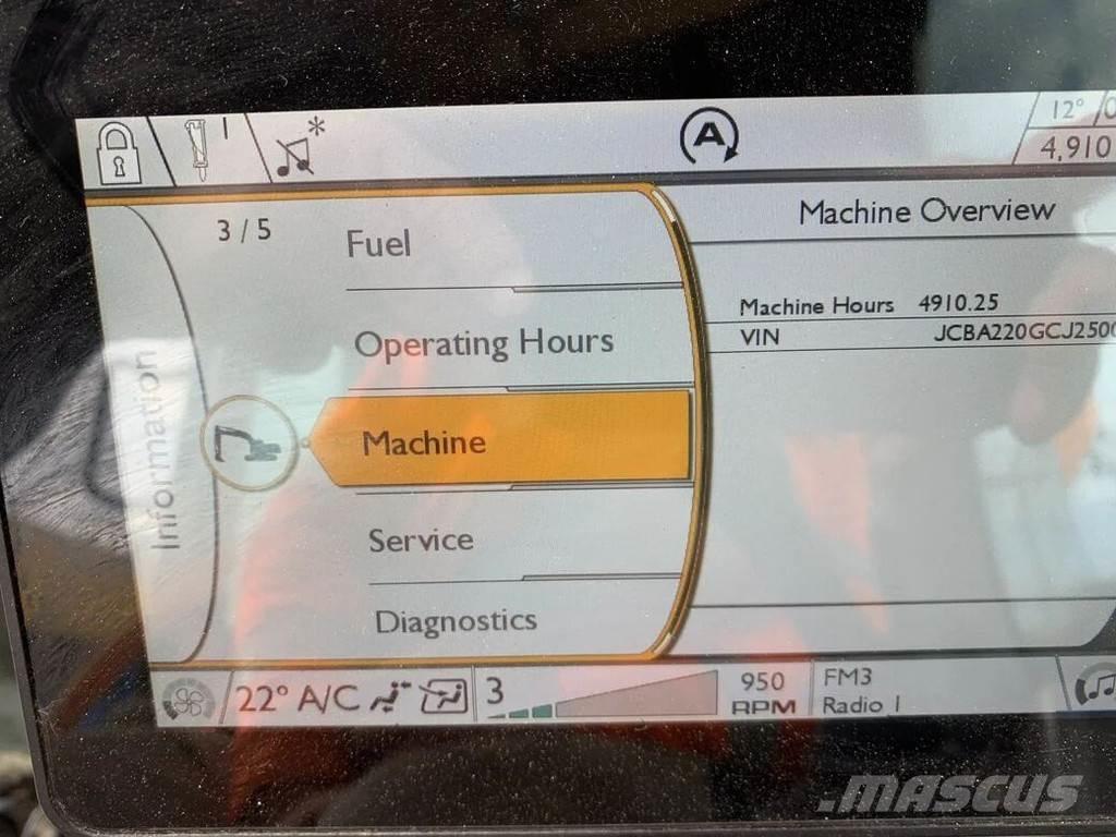 JCB JS220X Εκσκαφείς με ερπύστριες