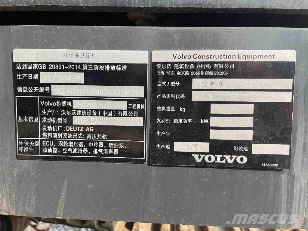 Volvo EC 210 Εκσκαφείς με ερπύστριες