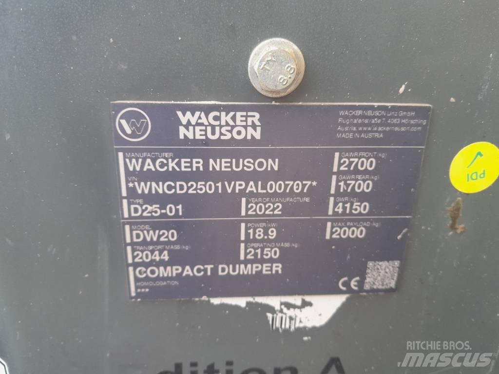 Wacker Neuson DW 20 Dumpers εργοταξίου
