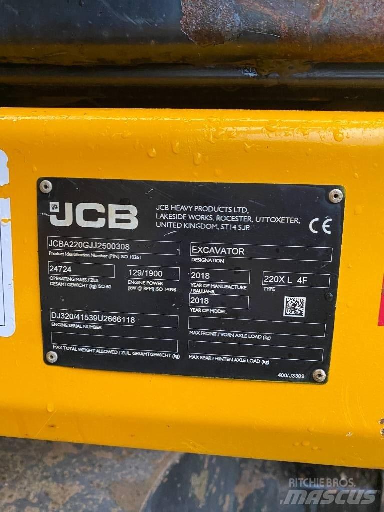 JCB 220 XL Εκσκαφείς με ερπύστριες