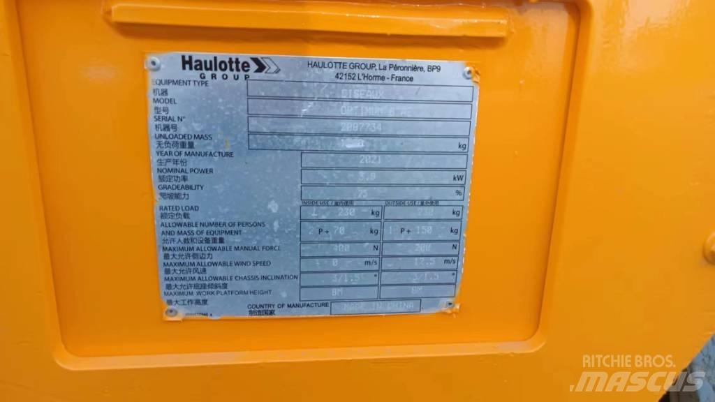 Haulotte OPTIMUM 8 Ανυψωτήρες ψαλιδωτής άρθρωσης