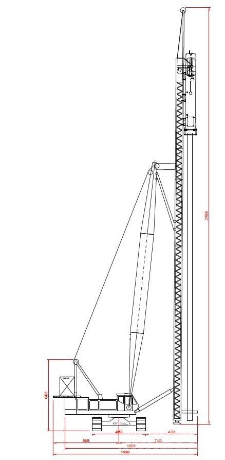 Hitachi KH300-3 PD Γερανοί με ερπύστριες