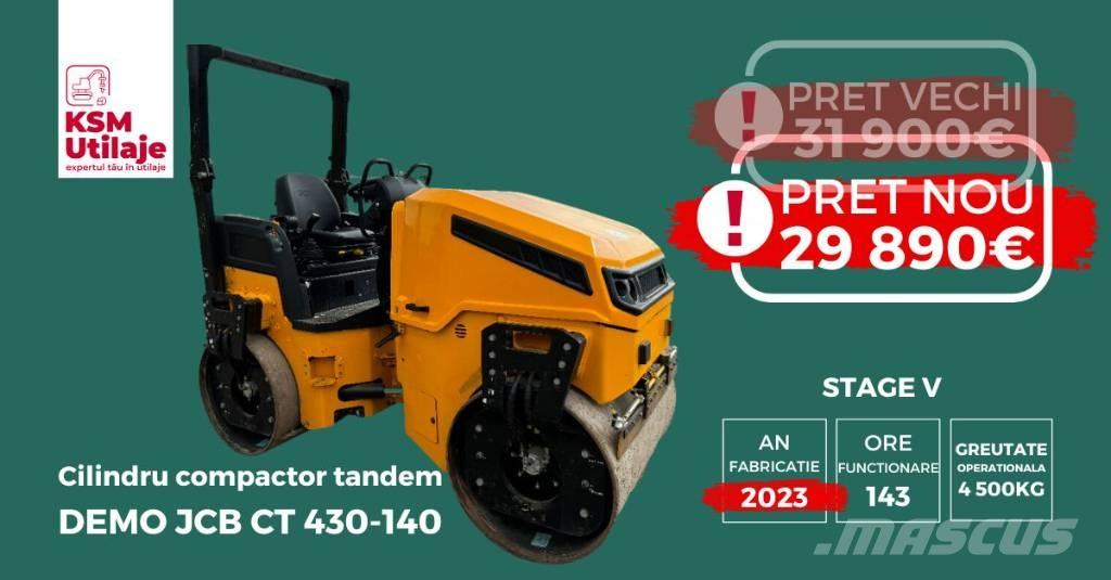 JCB CT430-140 Οδοστρωτήρες διπλού κυλίνδρου