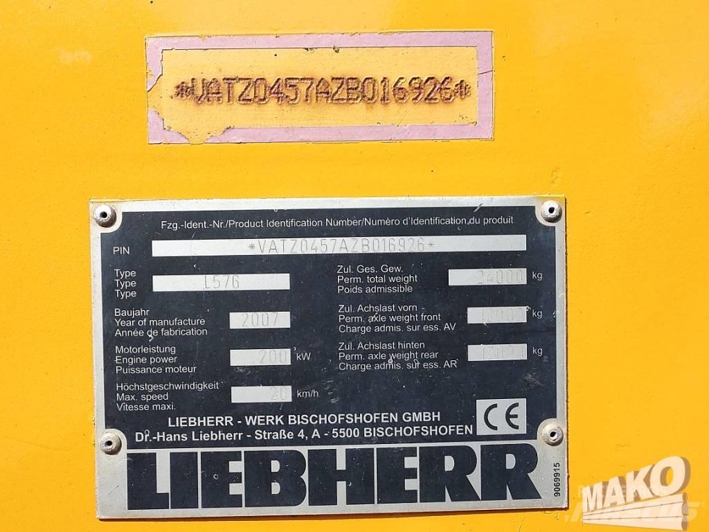 Liebherr L 576 Φορτωτές με λάστιχα (Τροχοφόροι)