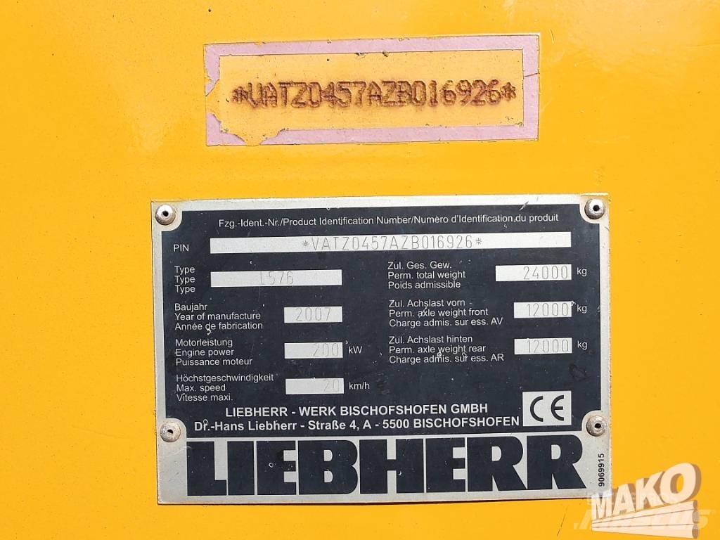 Liebherr L 576 Φορτωτές με λάστιχα (Τροχοφόροι)