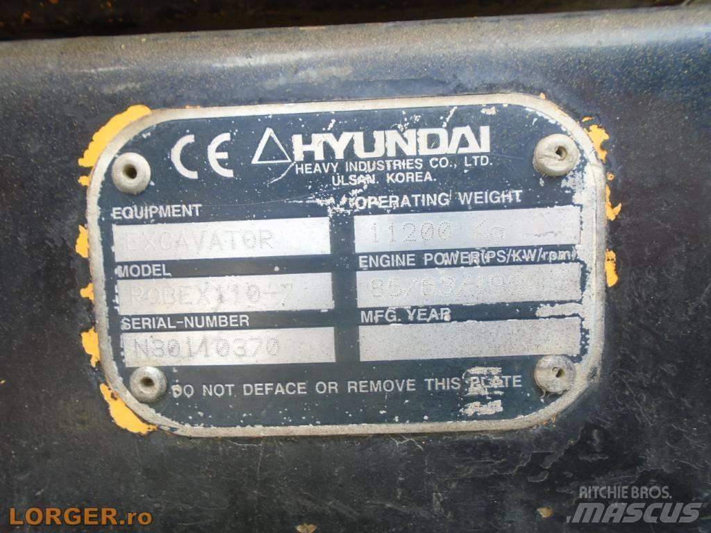 Hyundai Robex 110-7 Εκσκαφείς με ερπύστριες
