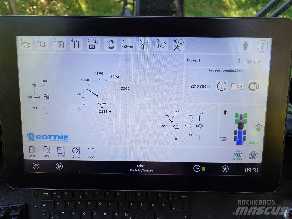 Rottne H11C Θεριζοαλωνιστικές μηχανές