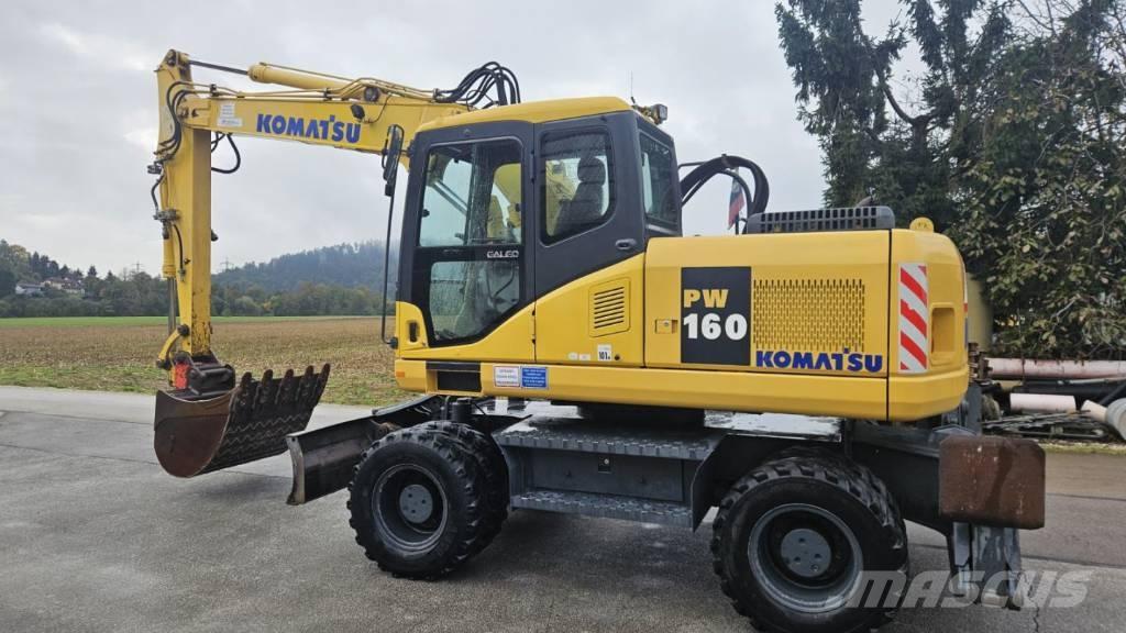 Komatsu PW 160-7K Εκσκαφείς με τροχούς - λάστιχα