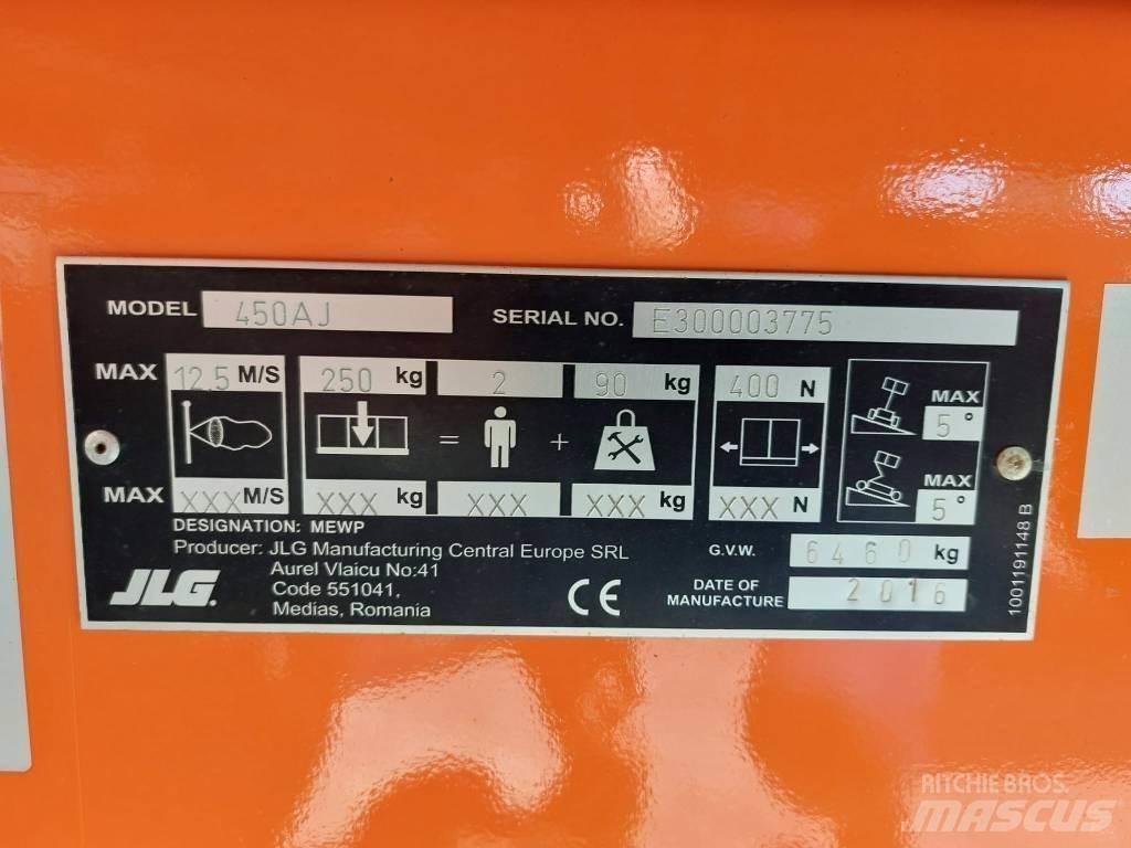 JLG 450 AJ Ανυψωτήρες με αρθρωτό βραχίονα