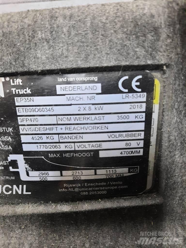 CAT EP35N Ηλεκτρικά περονοφόρα ανυψωτικά κλαρκ