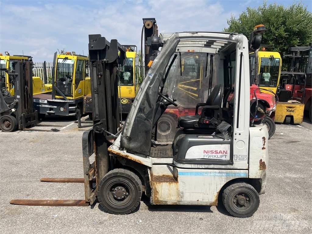 Nissan P1D1A15LQ Περονοφόρα ανυψωτικά κλαρκ με φυσικό αέριο LPG