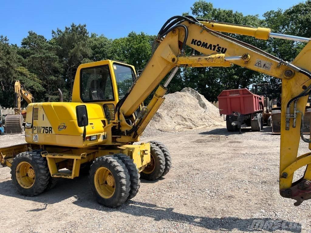 Komatsu PW 75 R Εκσκαφείς με τροχούς - λάστιχα