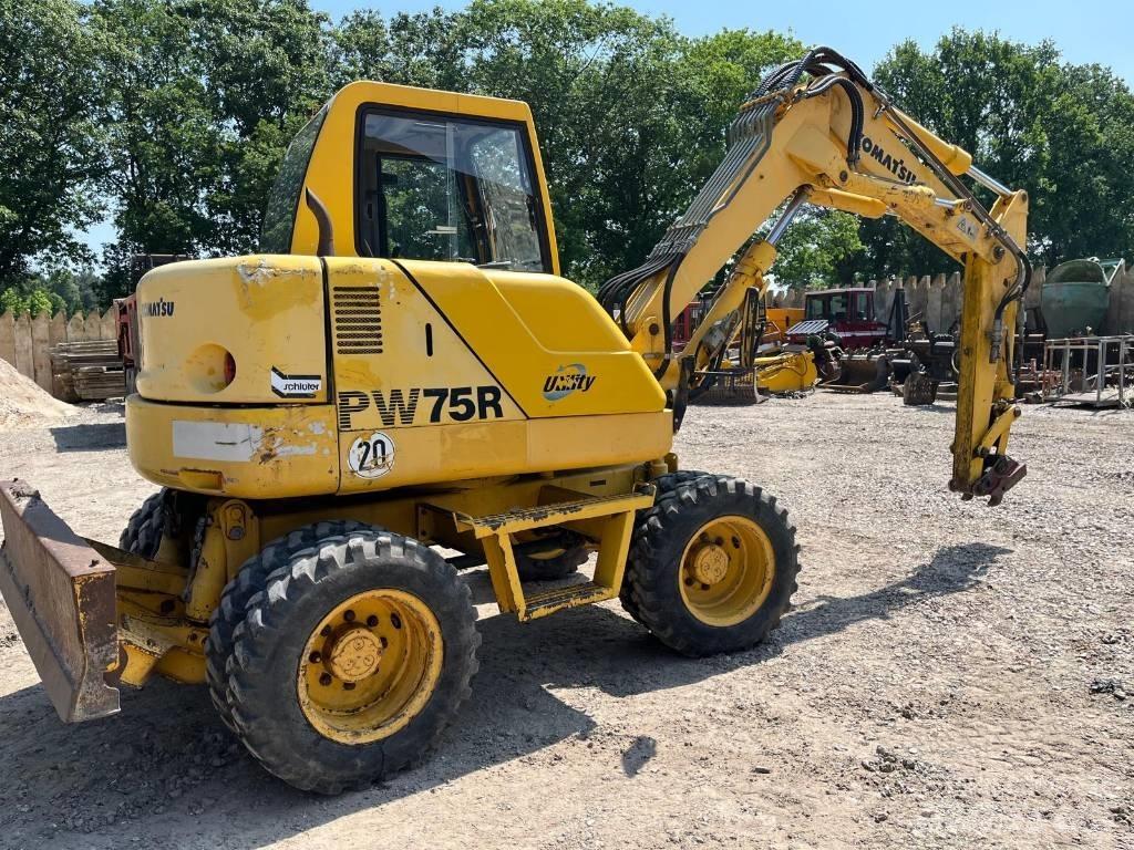 Komatsu PW 75 R Εκσκαφείς με τροχούς - λάστιχα
