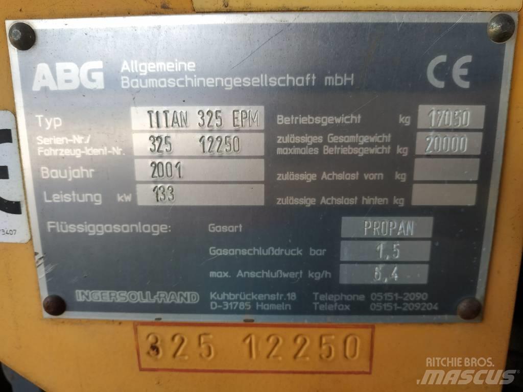 ABG Titan 325 EPM Επίστρωση ασφάλτου