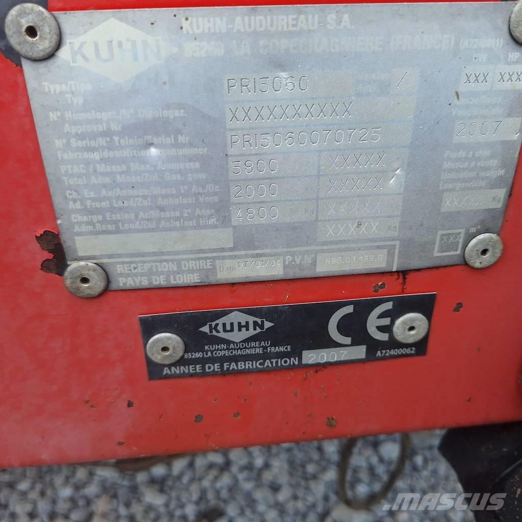 Kuhn PRIMOR 5060 Τεμαχιστές, κόπτες και ξετυλιχτές δεμάτων