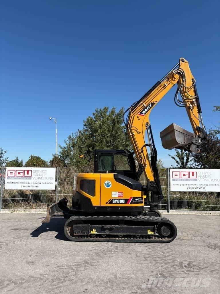 Sany SY 80 U Μίνι εκσκαφείς 7t - 12t