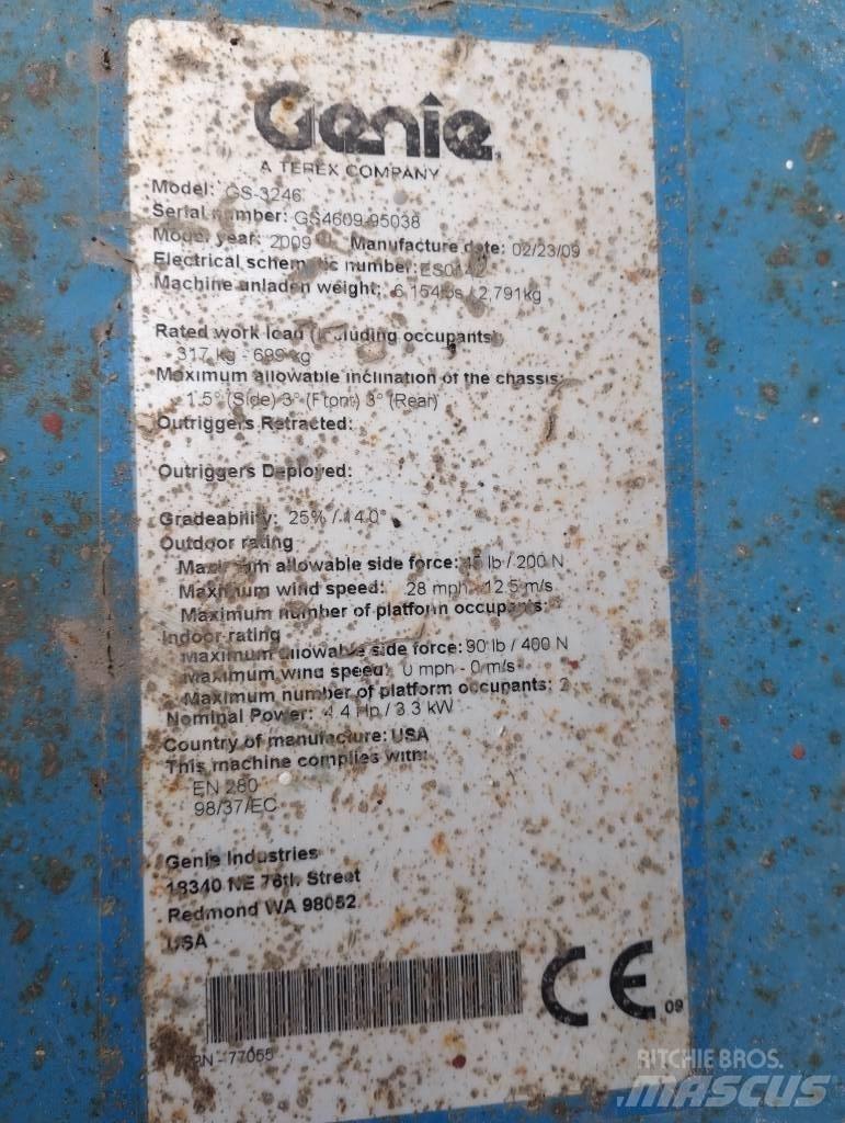 Genie GS 3246 Ανυψωτήρες ψαλιδωτής άρθρωσης