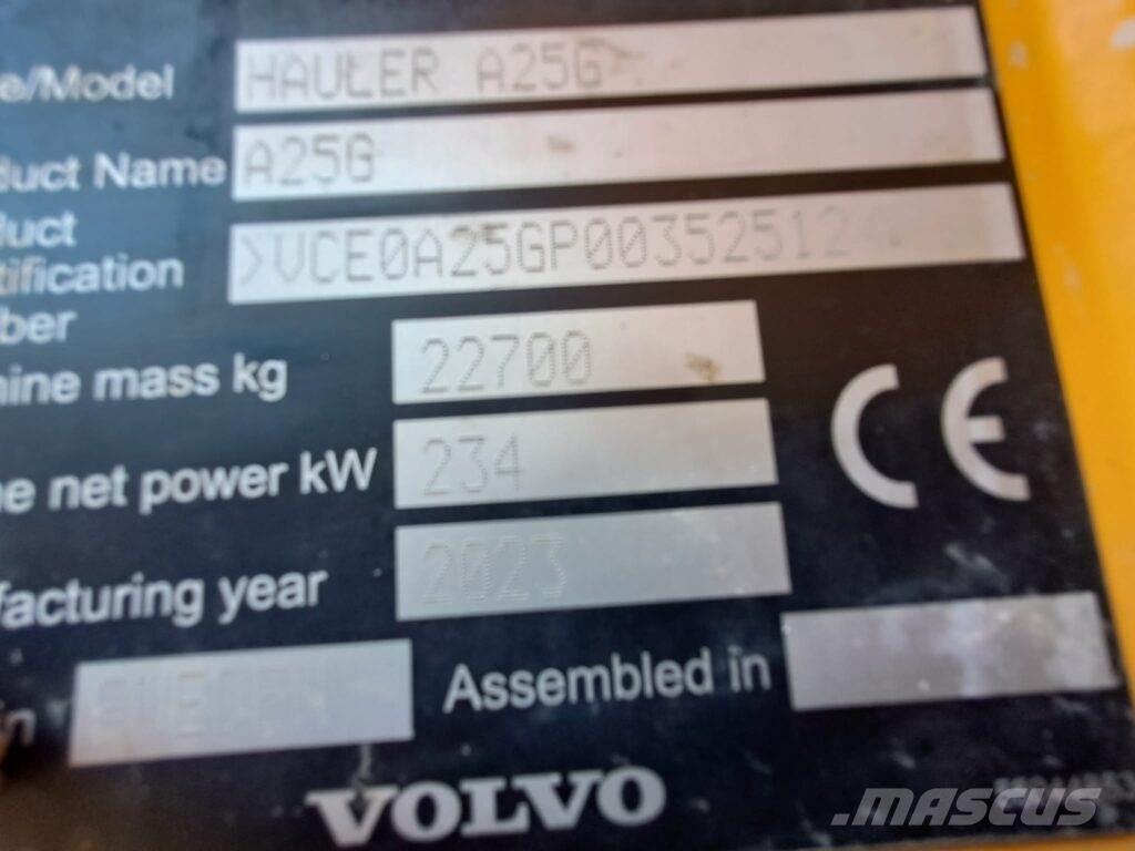 Volvo A25G Σπαστό Dump Truck ADT