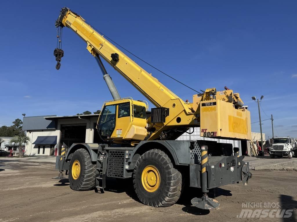 Grove RT 880 E Γερανοί ανώμαλου εδάφους