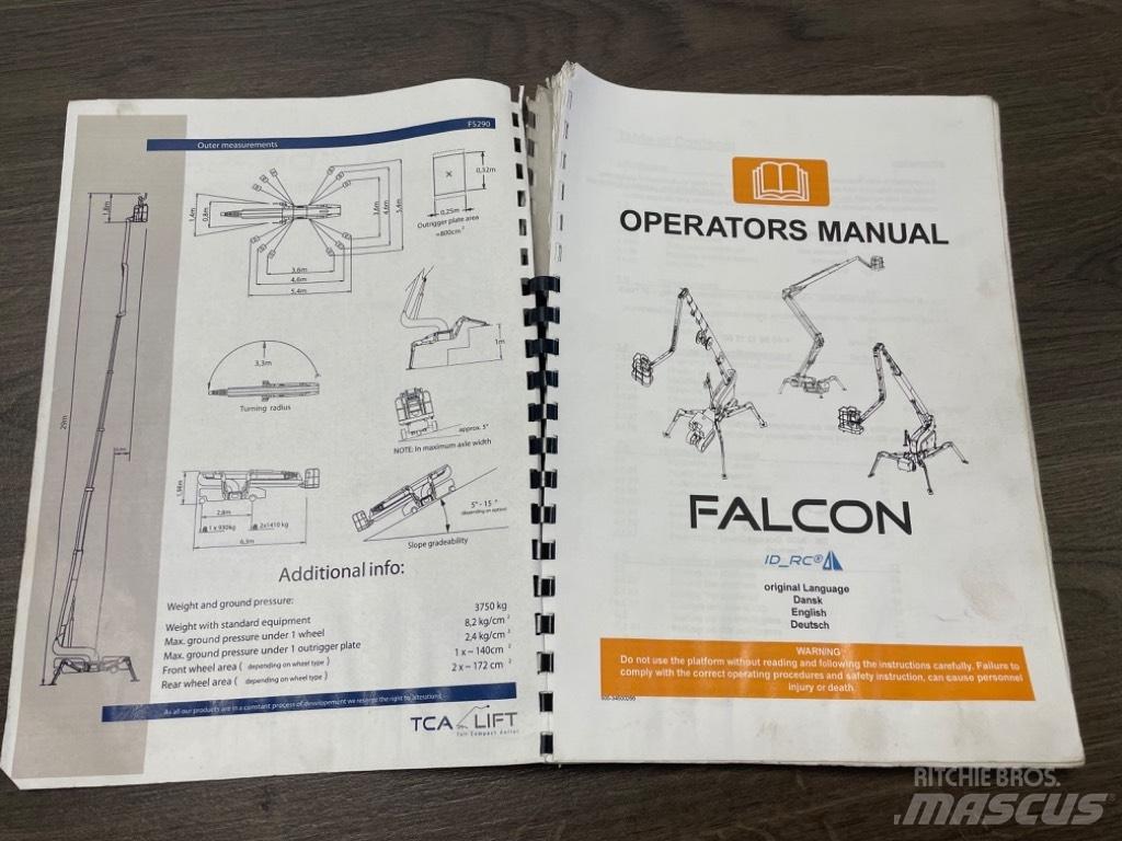 Falcon Spider FS 290 Ανυψωτήρες με τηλεσκοπικό βραχίονα