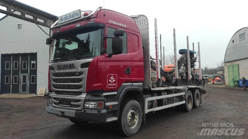 Scania R410 Φορτηγά ξυλείας