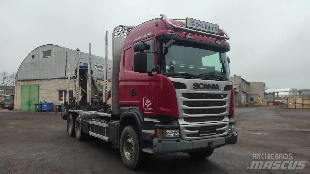 Scania R410 Φορτηγά ξυλείας
