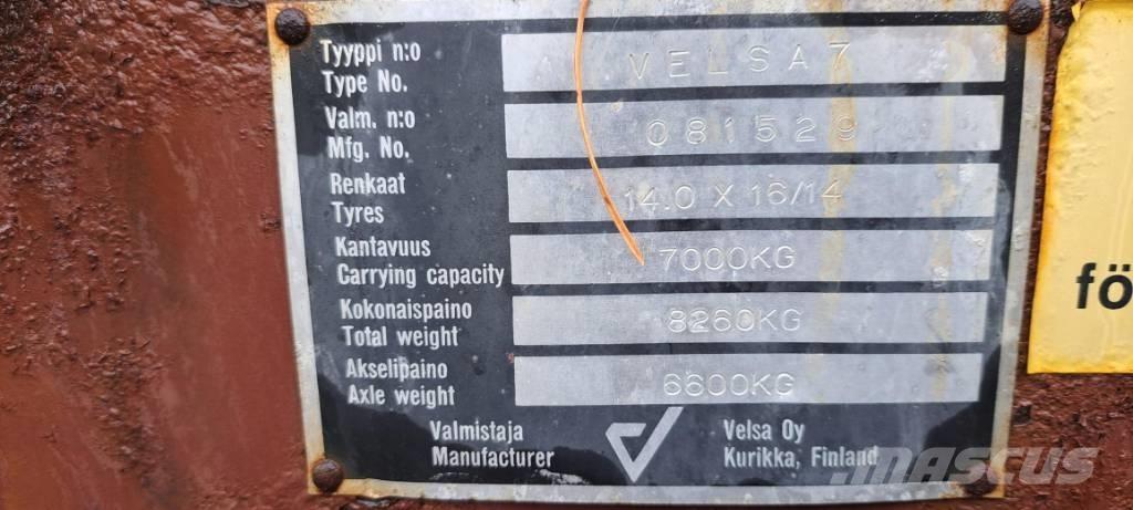 Velsa 7000kg Ανατρεπόμενες ρυμούλκες